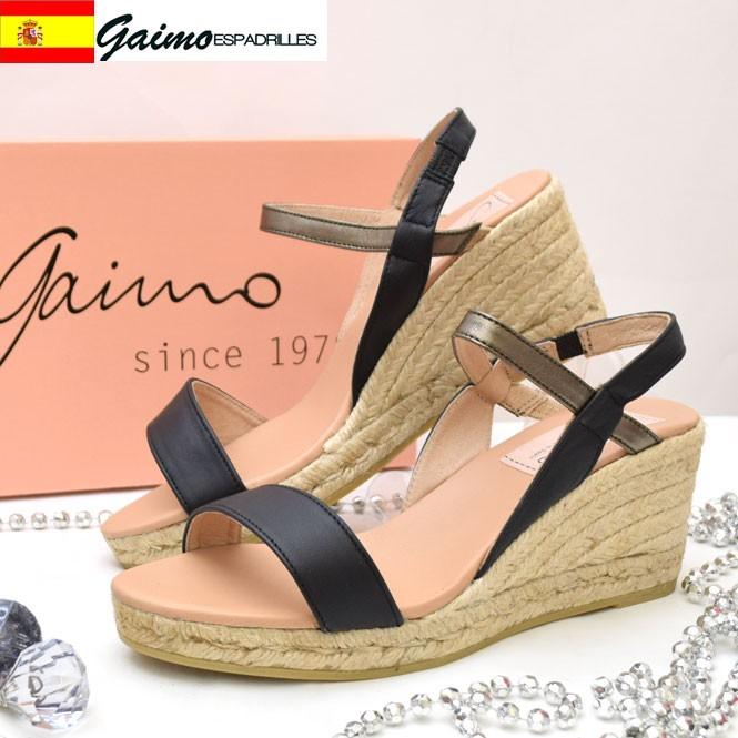 人気直売 Gaimo ガイモ ストラップウェッジソールサンダル Gael 送料無料 エコバッグおまけ付 5のつく日 4 公式専門店 Www Bst Tours Com