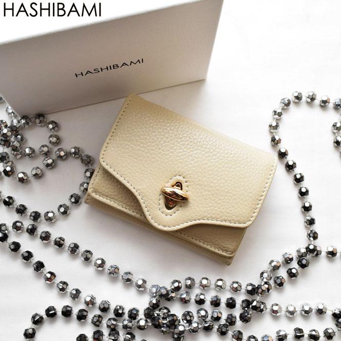 ショップ袋おまけ付 Hashibami ハシバミ レザーミニ財布/ウォレット