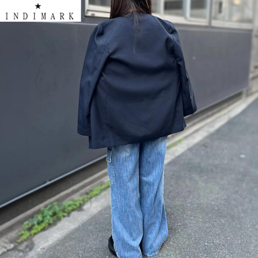 INDIMARK ストレートカーゴ デニム WJ182 現行品 INDIMARK（インディマーク） 2026 NEW INDIMARK ストレートカーゴ