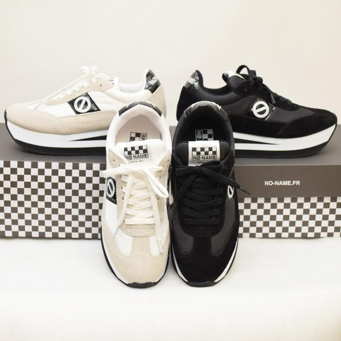 ※一部予約2月-3月納期 600円割引  no name ノーネーム ナイロン×スエードスニーカーFLEX  正規品※予約はクーポン無効 | NO NAME | 03