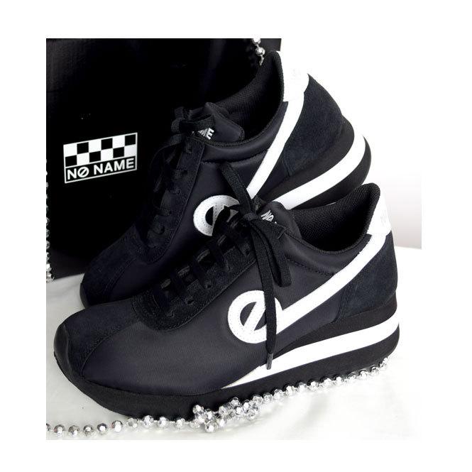 最終値下げ　新品同様品　ノーネーム　スニーカー NO NAME 【22.5cm】NO ノーネーム 厚底 スニーカー 黒