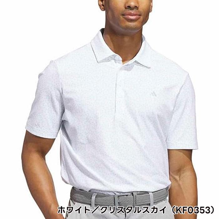 ADIDAS GOLF アディダス ゴルフ リーフモチーフ 半袖 ポロシャツ RG557