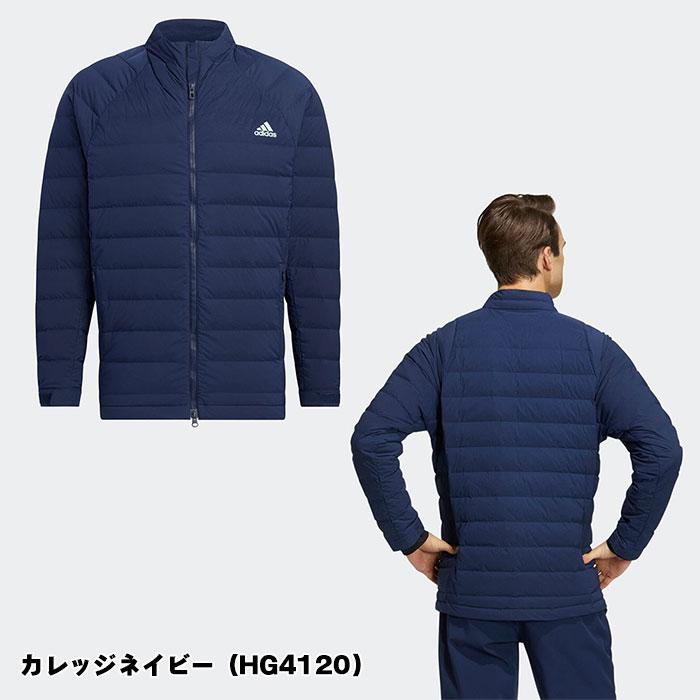 adidas（アディダス） 在庫処分 長袖フルジップダウンジャケット 軽量
