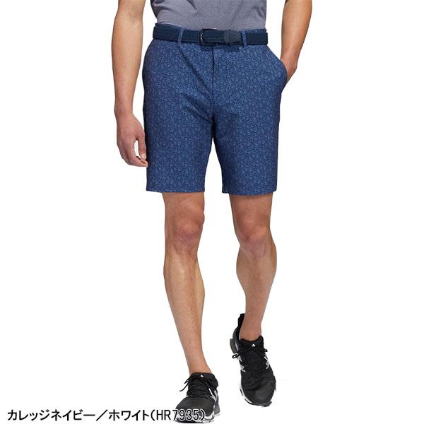 アディダス ゴルフ ミニフラワープリント 撥水 ストレッチ ショート