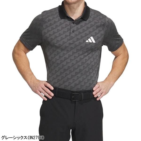 アディダス ゴルフ 半袖 ポロシャツ HEAT.RDY BOSジャガードポロ
