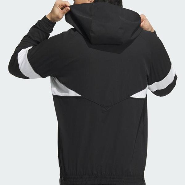 adidasツイストウィーブ ハーフジップ長袖フーディー ゴルフ　セットアップ アディダス ゴルフ 長袖 ハーフジップ フーディー ツイストウィーブ