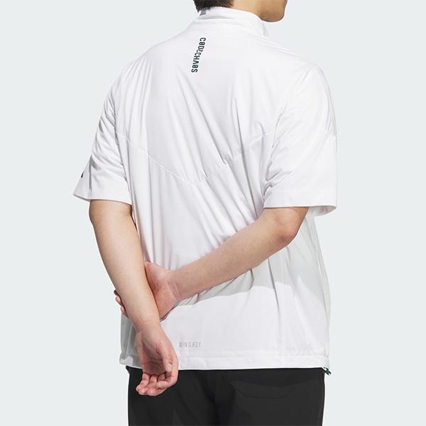 ADIDAS GOLF アディダス ゴルフ 半袖 ハーフジップ ウィンド コード