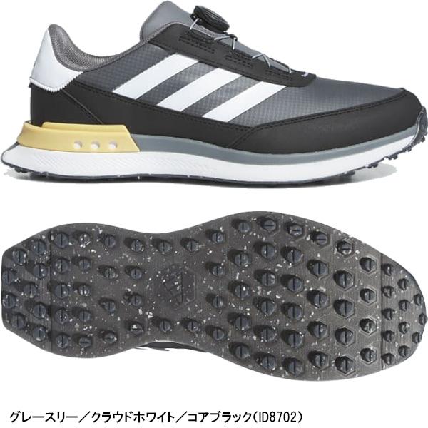 ecco ゴルフシューズ ダイヤル式 25.5cm STAN SMITH アディダス ゴルフ ゴルフシューズ S2G SL ボア 24