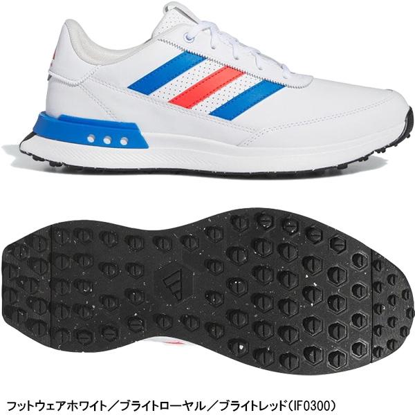 STAN SMITH アディダス ゴルフシューズ S2G SL レザー 24 スパイクレス