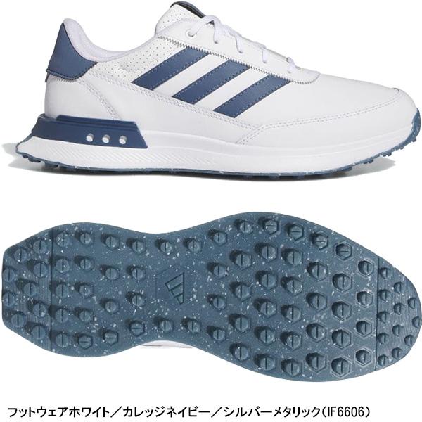 STAN SMITH アディダス ゴルフシューズ S2G SL レザー 24 スパイクレス