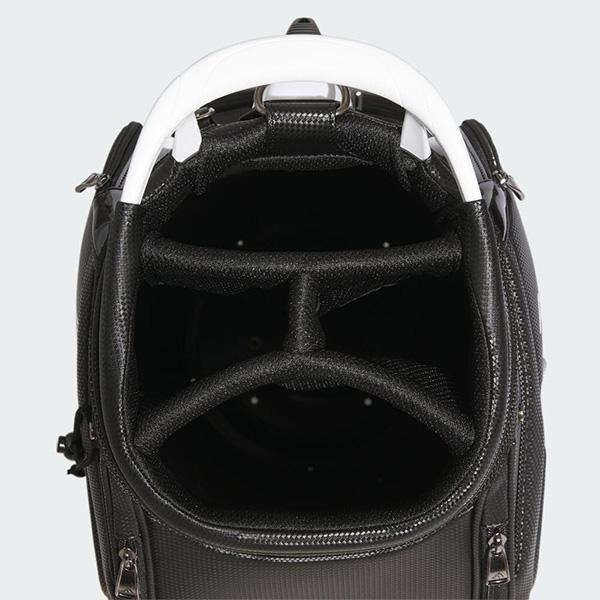 美品 アディダス adidas メンズ ゴルフ キャディバッグ 9.5型 カート adidas キャディバッグ カートキャディバッグ アディダス JM6719