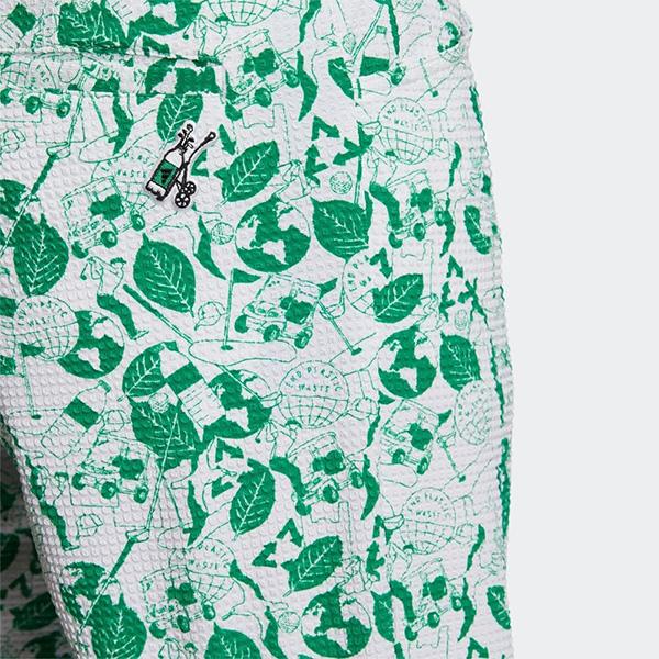 アディダス ゴルフ ショートパンツ PLAY GREEN サッカープリント