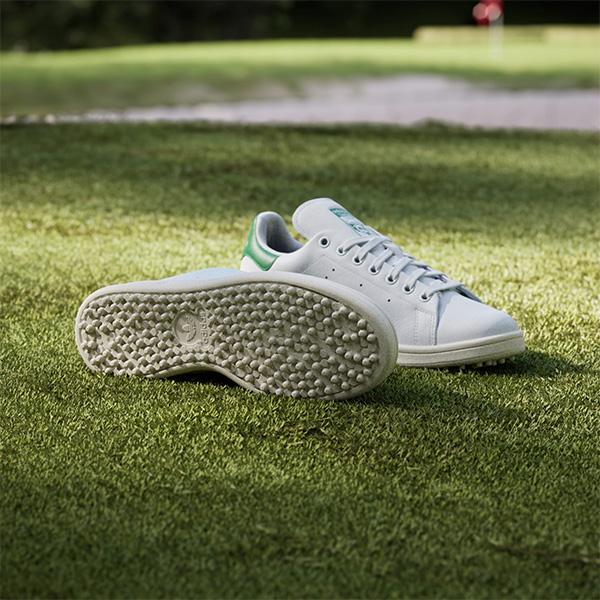 新品2025年アディダスゴルフスタンスミスNNO27スパイクレス紐緑22cm ADIDAS GOLF アディダス ゴルフ ゴルフシューズ スタンスミス ゴルフ
