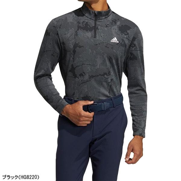 adidas（アディダス） ゴルフ 長袖 ハーフジップ ストレッチ ジップ