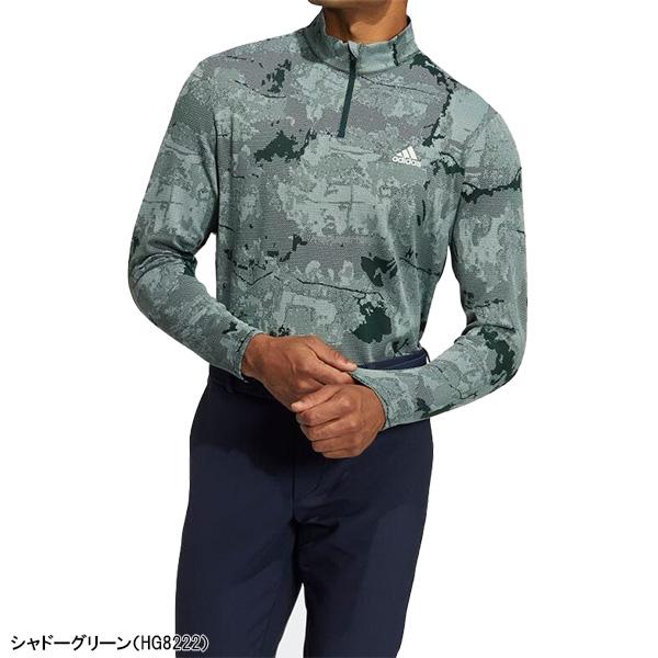 adidas（アディダス） ゴルフ 長袖 ハーフジップ ストレッチ ジップ