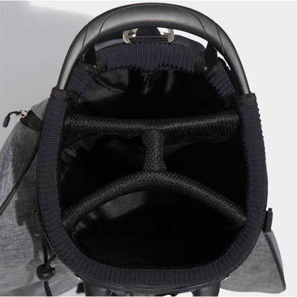 アディダスゴルフ 9.5型 キャディバッグ コーティングヘザー スタンドバッグ XA234 