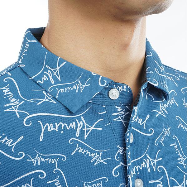 Admiral Golf（アドミラルゴルフ） 半袖 ポロシャツ マルチロゴ