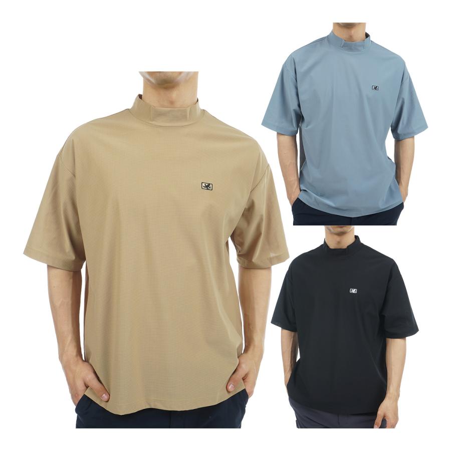 Admiral Golf（アドミラルゴルフ） 半袖 モックネックシャツ オーバー