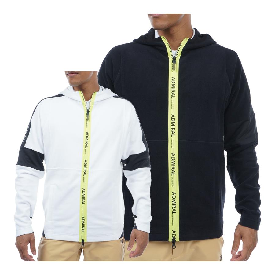 アドミラルゴルフ☆ダブルジップ パーカー 日本製☆カモ柄 Mサイズ