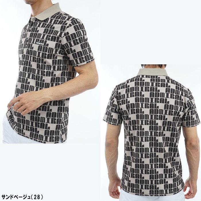 Admiral（アドミラル） アドミラルゴルフ ロゴモノグラム ポロシャツ