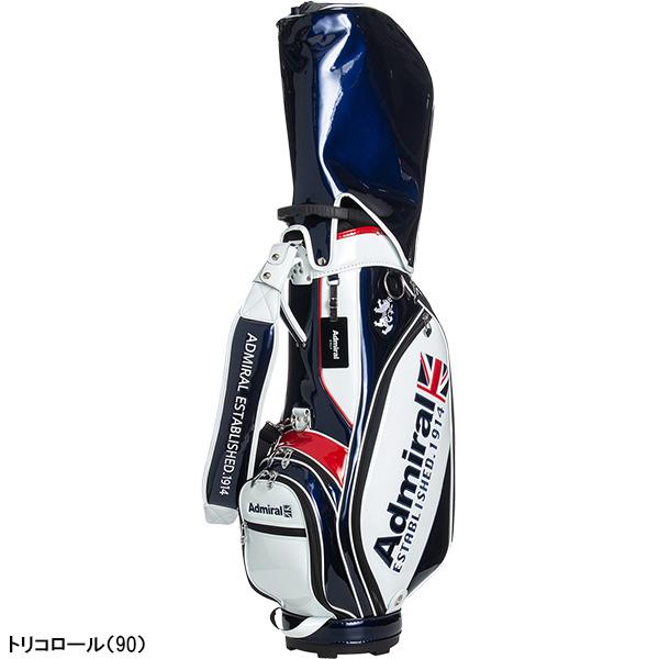 Admiral ゴルフバッグ イギリス　エナメル Admiral Golf アドミラルゴルフ 9.0型 キャディバッグ エナメル