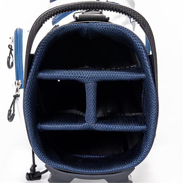 美品　アドミラル ゴルフ スタンド キャディバッグ ネイビー Admiral Golf（アドミラルゴルフ） 8.5型 スタンドキャディバッグ 軽量