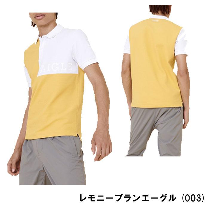 在庫処分 エーグル AIGLE 吸水速乾 シープール ポロシャツ 半袖 メンズ ZPHJ230 | AIGLE | 04