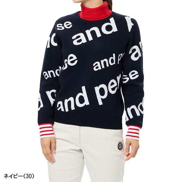 and per se（アンパスィ） レディース 長袖 ソリストヒートニット