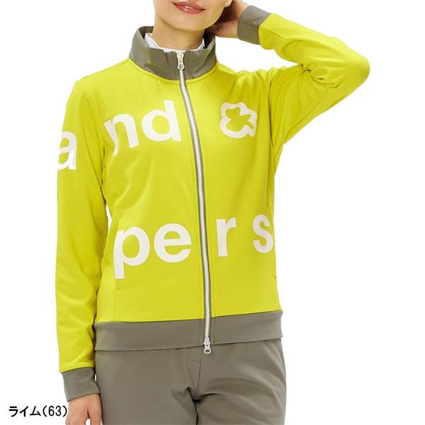 and per se（アンパスィ） レディース 長袖 フルジップブルゾン