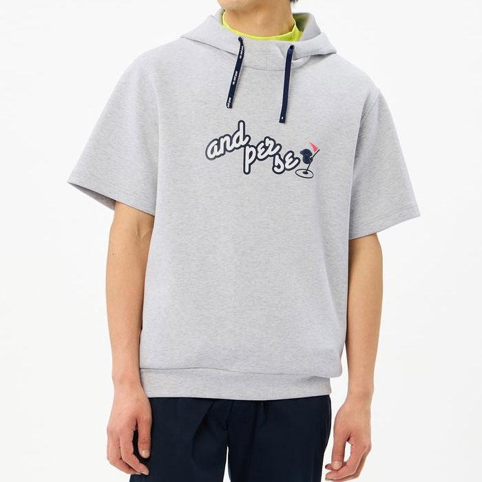 and per se（アンパスィ） 半袖 ハイネック プルオーバー ショット