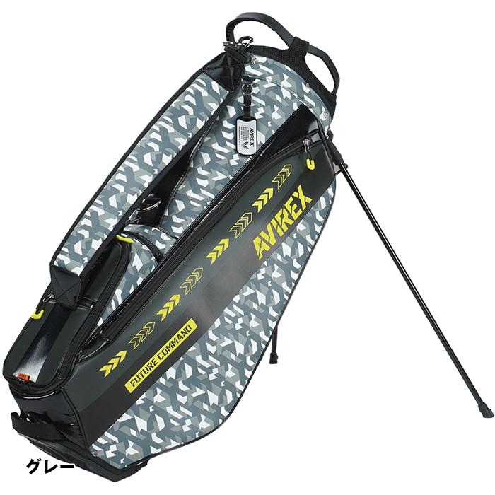 AVIREX スタンド式 キャディバッグ 8.5型／未使用／アヴィレックス AVIREX（アヴィレックス） ゴルフ 8.5型 USA キャディバッグ AVG3F-BA6