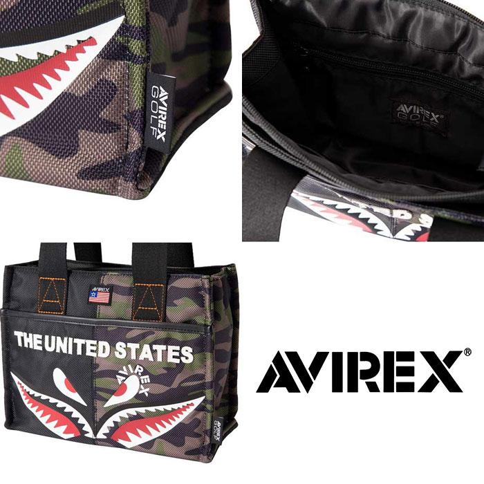AVIREX ゴルフバッグ シャークデザイン AVIREX ゴルフバッグ シャークデザイン