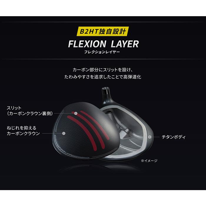 B Series ブリヂストンゴルフ B2HT ドライバー VANQUISH BS50／SPEEDER