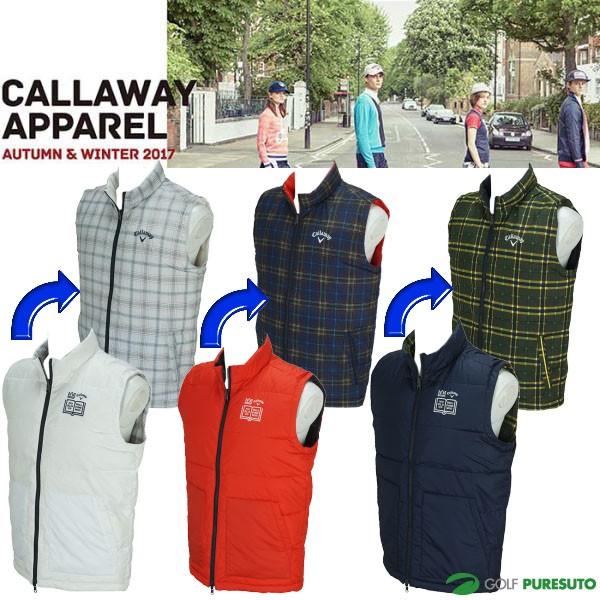 品質は非常に良い Callaway 241 メンズ チェックプリントタフタリバーシブルフルジップダウンベスト キャロウェイ ゴルフウェア 秋冬ウェア 17 メンズウエア Zenwellness Com Br