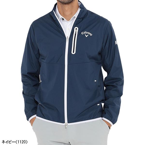 Callaway ゴルフウェア ロゴスウェットブルゾン M 紺 Callaway（キャロウェイ） ゴルフウェア 長袖 フルジップブルゾン