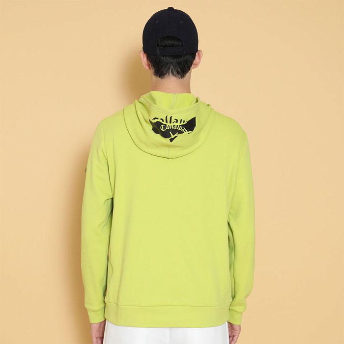 【CALLAWAY】新品未使用　裏起毛ダブルニットフーディシャツ　メンズ３Ｌ 裏起毛ダブルニットフーディーシャツ (MENS)