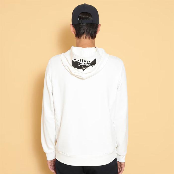 【CALLAWAY】新品未使用　裏起毛ダブルニットフーディシャツ　メンズ３Ｌ キャロウェイ ゴルフ 裏起毛 ダブルニット フーディーシャツ