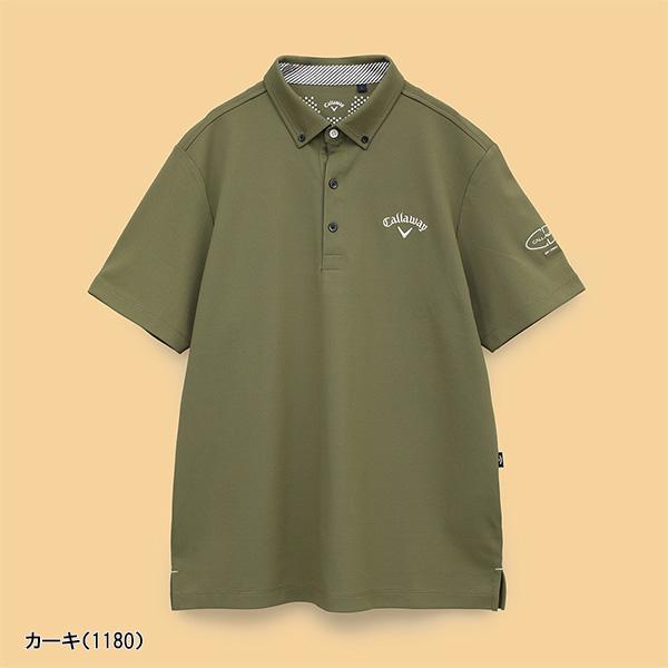 キャロウェイゴルフ　メンズ　ポロシャツ　新品未使用　Lサイズ　茶色 Callaway キャロウェイ ゴルフウェア ポロシャツ 半袖 メンズ