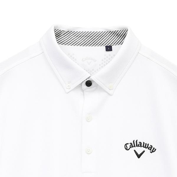 【新品未使用】Clubhaus×Callaway ポロシャツ ホワイト　Mサイズ 未使用品】Callaway ポロシャツ Lサイズ 長袖 オフホワイト