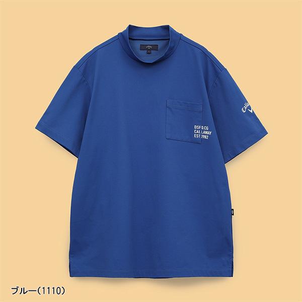 Callaway（キャロウェイ） 半袖 モックネックシャツ -3℃裏クール天竺
