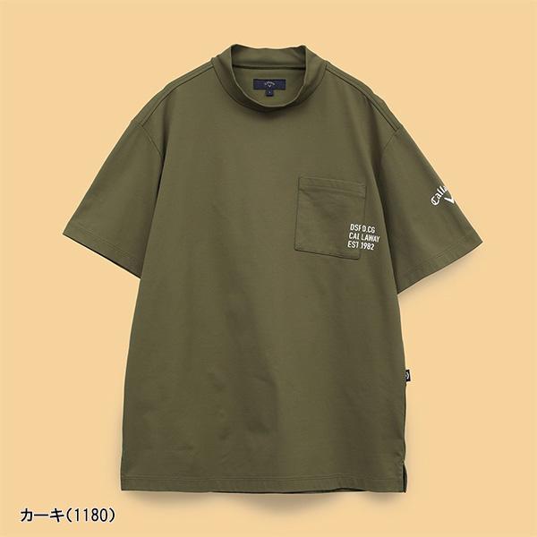 Callaway（キャロウェイ） 半袖 モックネックシャツ -3℃裏クール天竺
