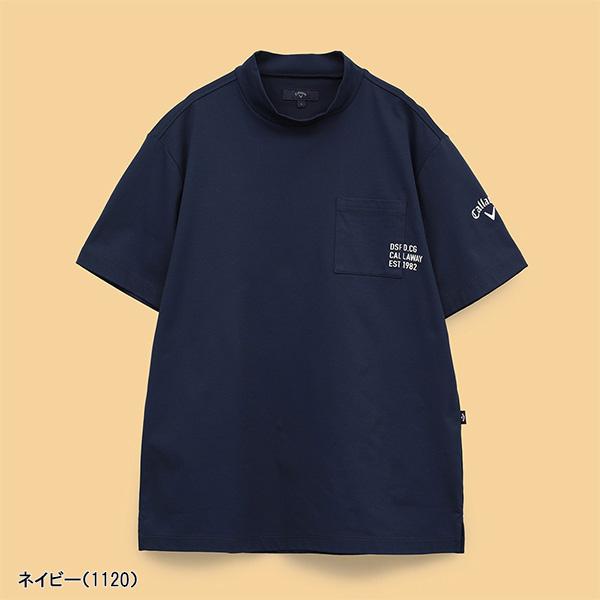 Callaway（キャロウェイ） 半袖 モックネックシャツ -3℃裏クール天竺