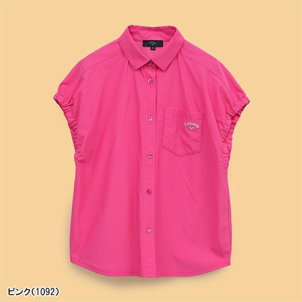 Callaway（キャロウェイ） レディース 半袖シャツ かざあなメッシュ