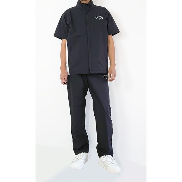 【ほぼ新品】Callaway メンズ レインウェア LL 半袖半パンにもなります Callaway キャロウェイ ゴルフ レインウェア上下セット