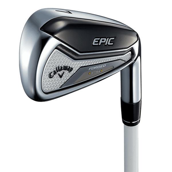 【最安値挑戦中】 レディース キャロウェイ EPIC FORGED STAR アイアン 5本セット #7-PW、SW Speeder EVOLUTION for CW カーボンシャフト 2019年モデル 日本仕様 【F1244650012】(44900円)