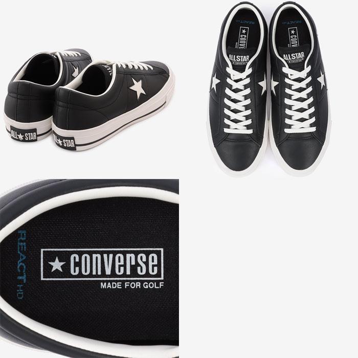 新品　コンバース　ゴルフシューズ　ブラック スニーカー　オールスター CONVERSE ブラック ゴルフシューズ CONVERSE MADE FOR GOLF コンバース