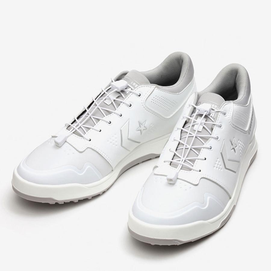 コンバース ゴルフシューズ スターテック Startech スパイクレス Gf ホワイト 防水 メンズ Gf プレストのコンバース