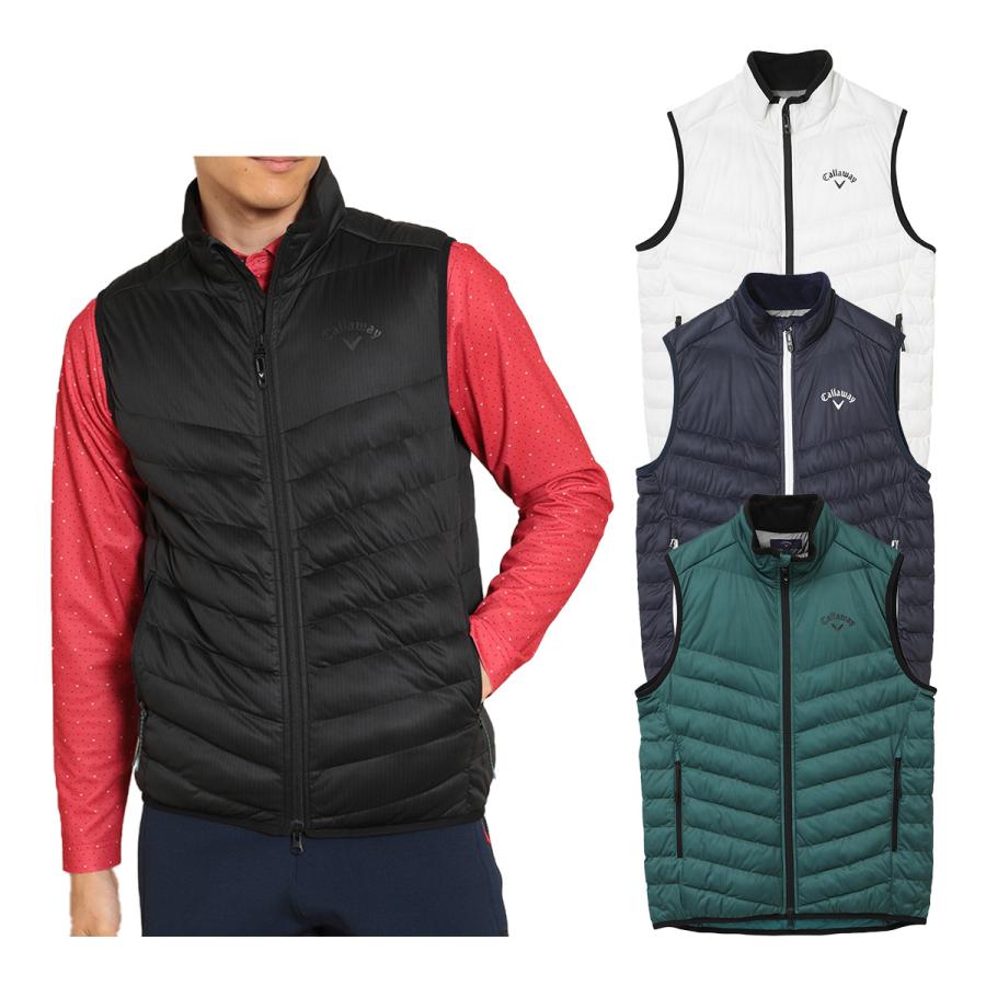 Callaway キャロウェイ フルジップ 中綿ベスト メンズ C22216101 Callaway キャロウェイ フルジップ 中綿ベスト メンズ C22216101
