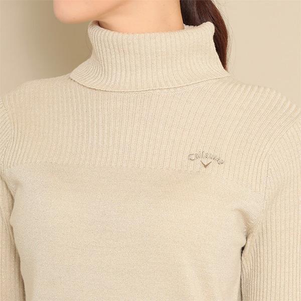 Callaway（キャロウェイ） レディース 長袖 タートルネック リブ