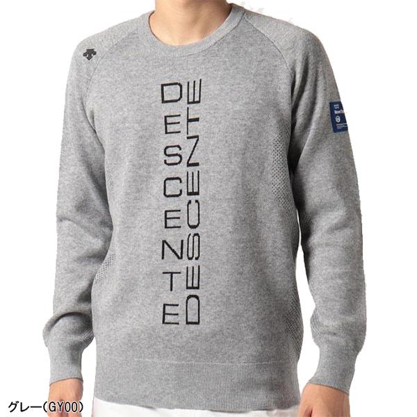 DESCENTE（デサント） ゴルフ 長袖 クルーネックセーター メンズ